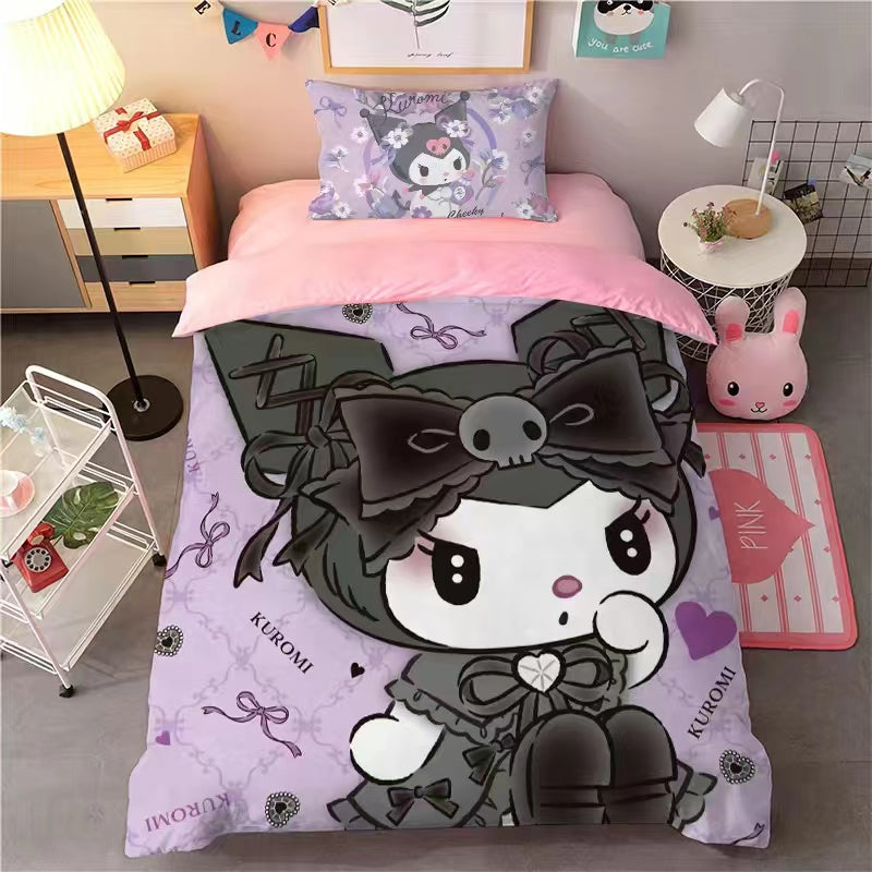 Bed Sheet set Kuromi for WINTER