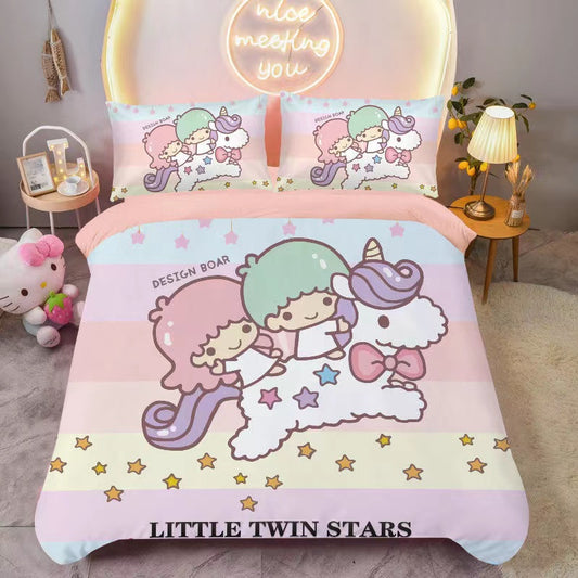 Bed Sheet set Twins stars for WINTER