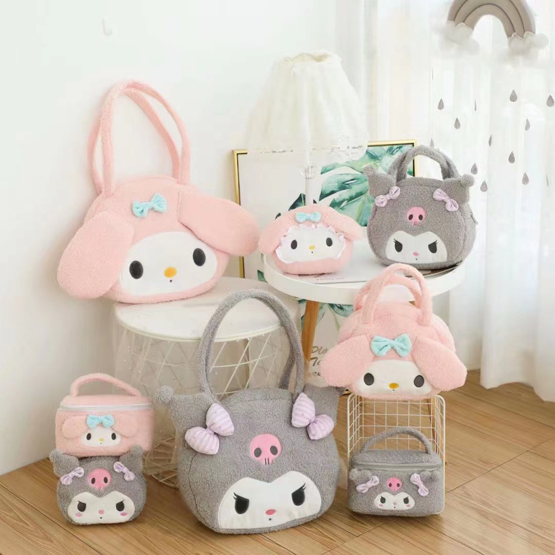 Fuzzy cutest bag set