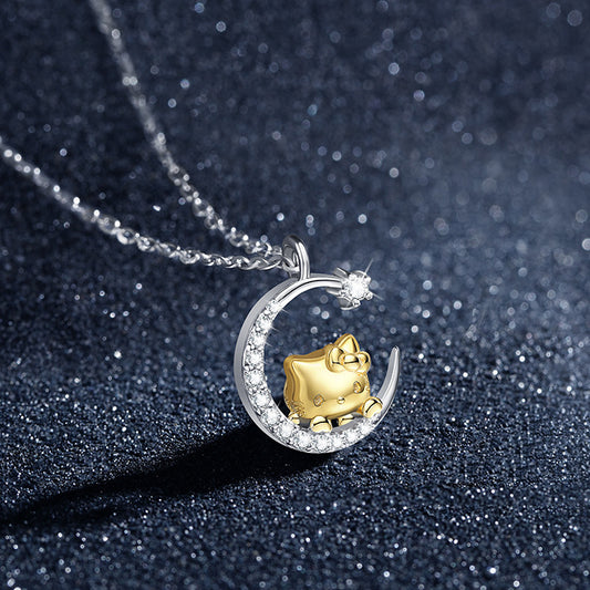 A0151 MoonStar Hello Kitty necklace