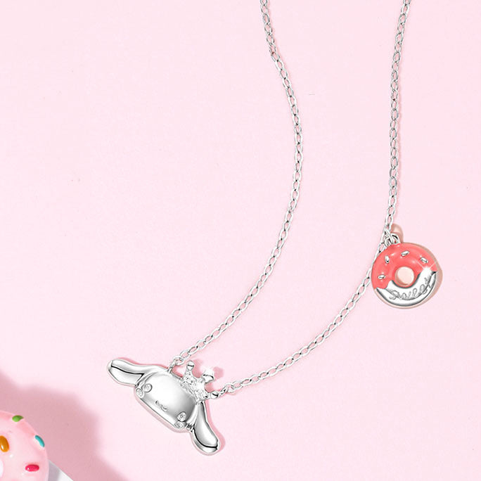 A0150 Donut Cinnamoroll necklace