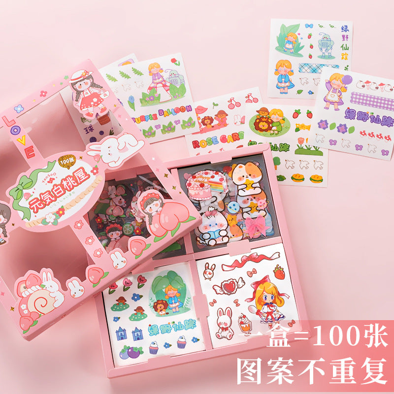 A0172 Song of Ocean stickers box 100 sheets