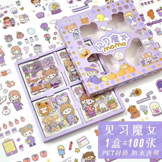 A0183 Momo stickers box 100 sheets