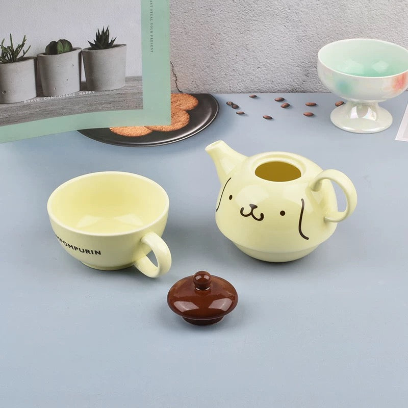 Pom Pom Tea Pot Set