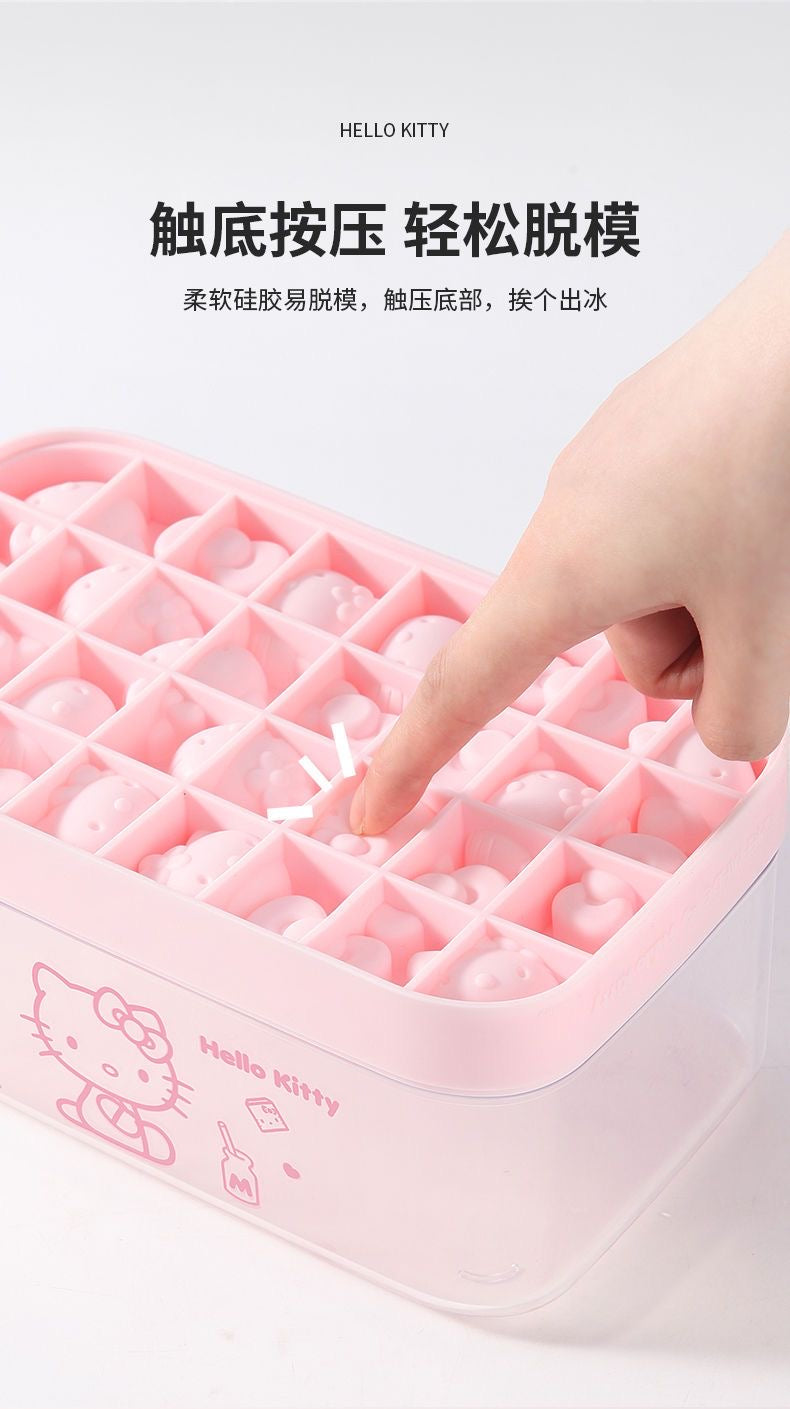 Pink kitty ice maker kit